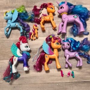 My Little Pony Lot of 7 Figures Kids Play Set Collection